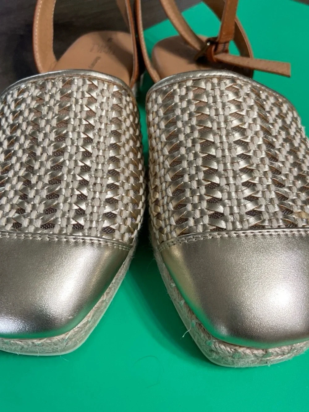 Time and Tru woven metallic